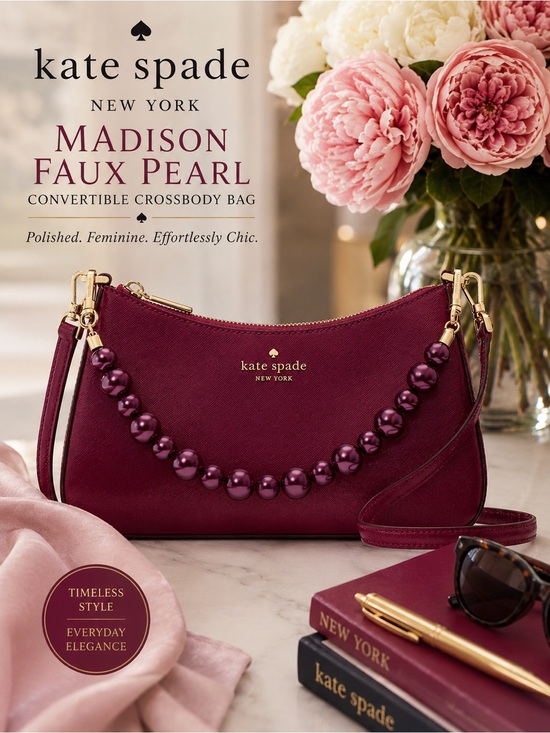 kate spade Handbags - kate spade Plum Madison Faux Pearl Convertible Crossbody Bag